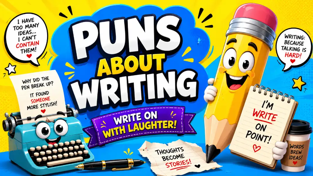 Puns about Writing